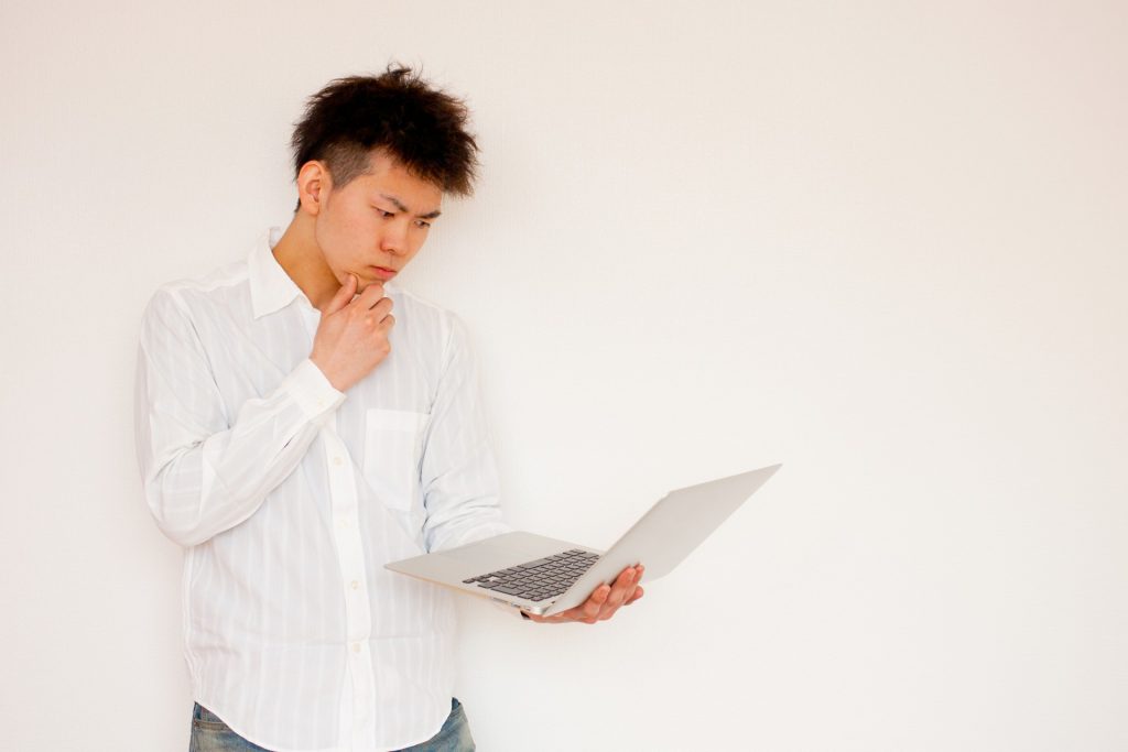 Macに不満を持つ男性